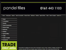 Tablet Screenshot of pandeltiles.co.uk